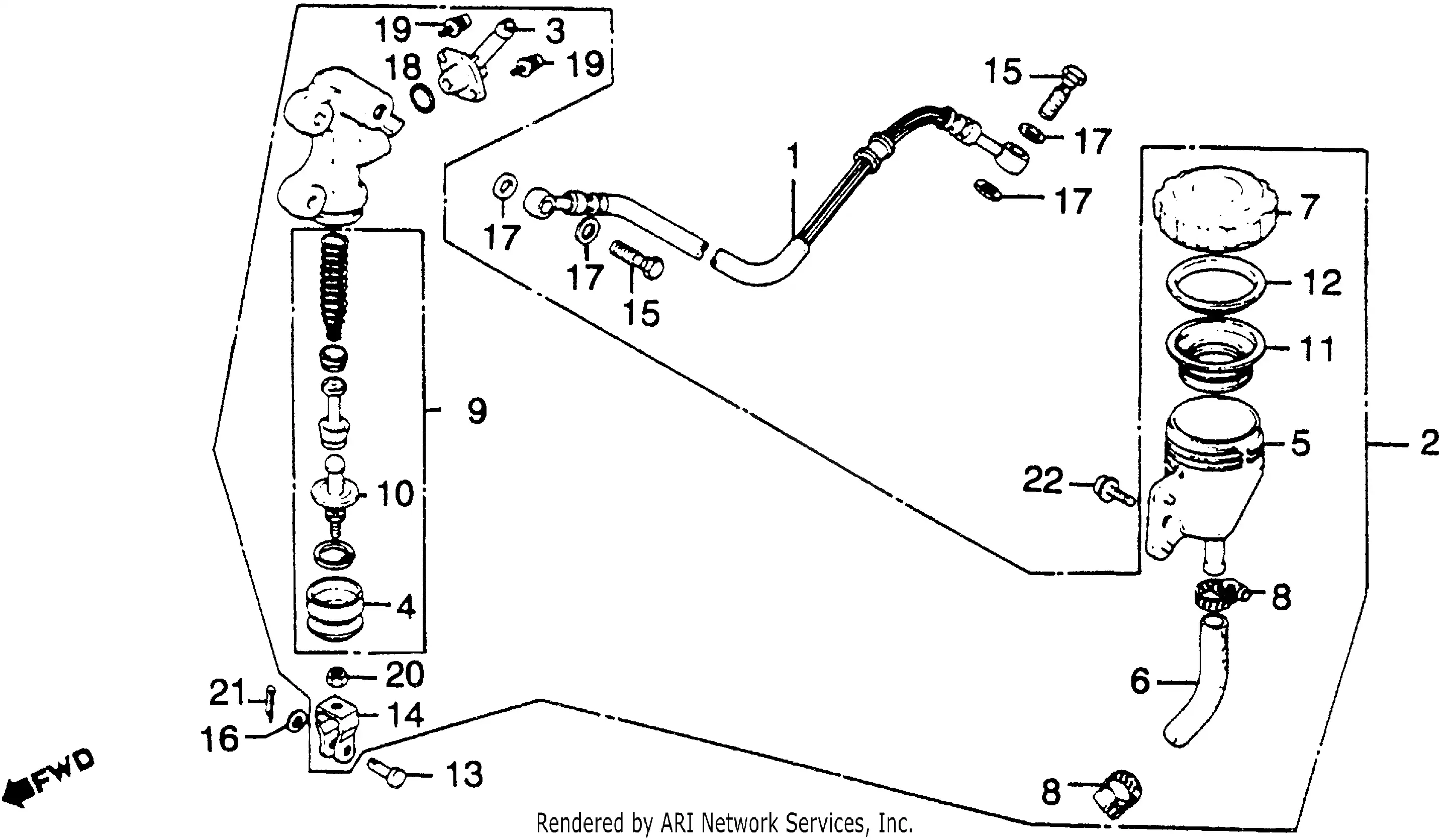 Rear Brake Master Cylinder