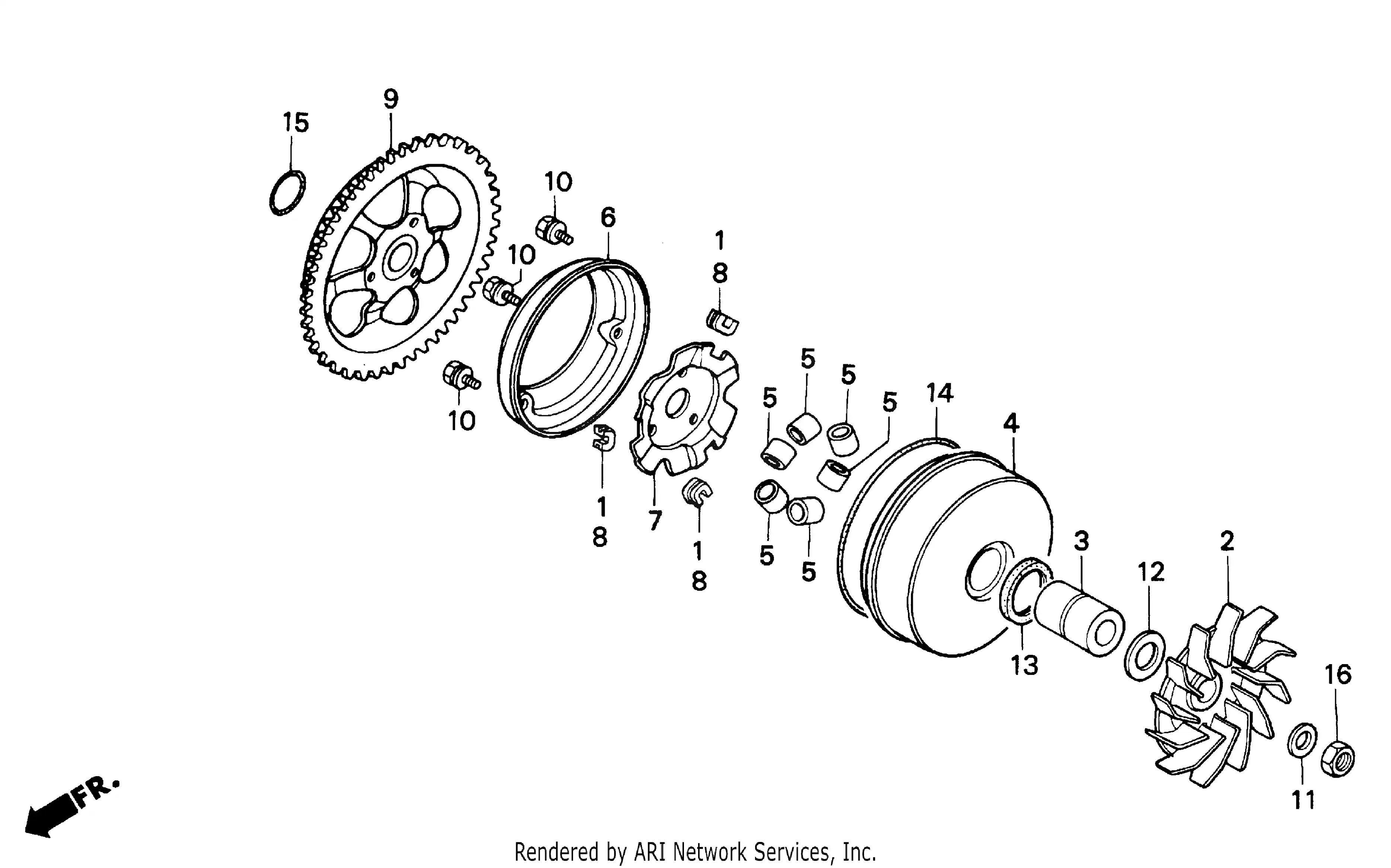 Cara de accionamiento