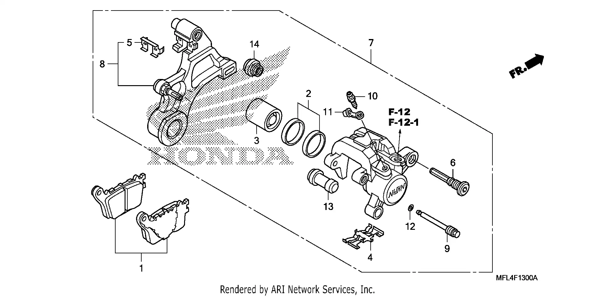 Rear Brake Caliper