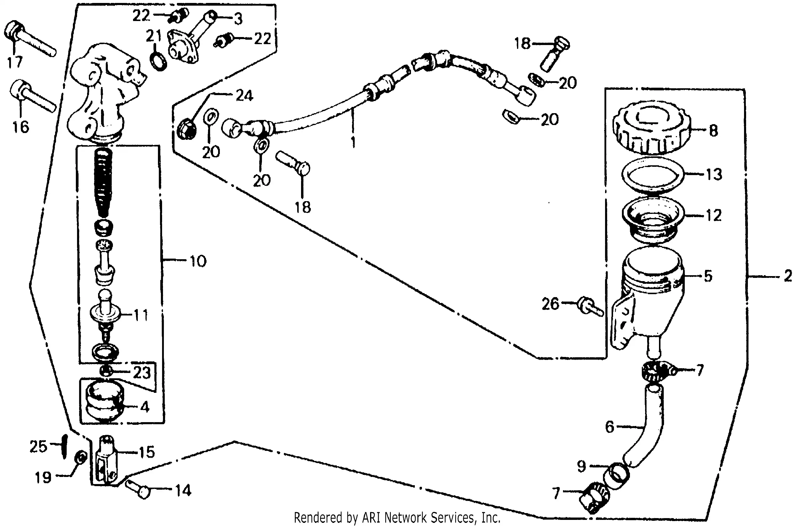 Rear Brake Master Cylinder