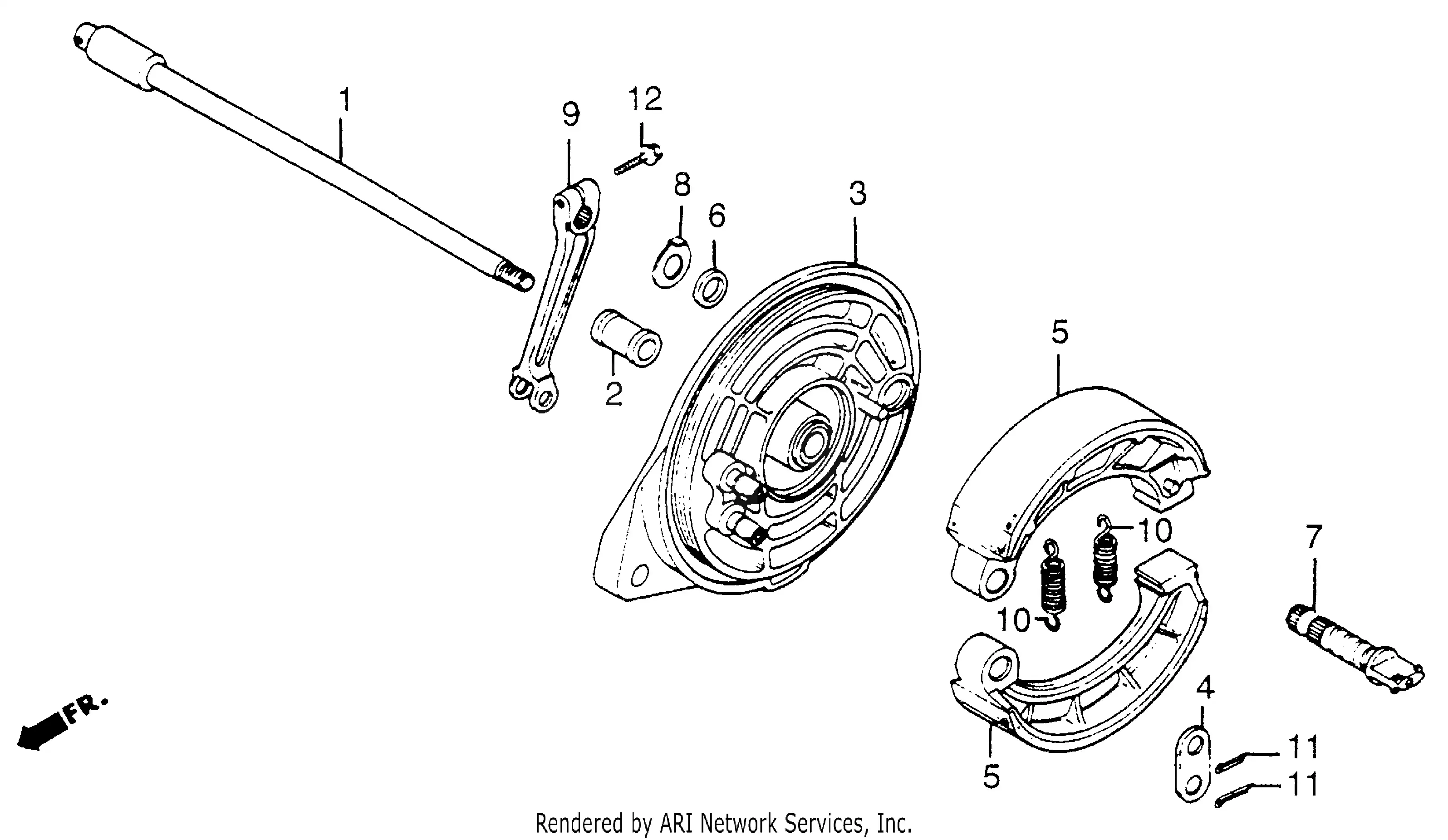 Rear Brake Panel