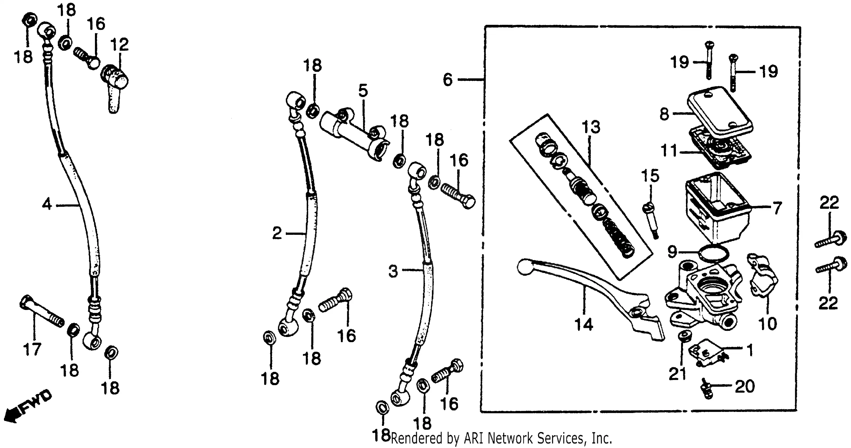 Front Brake Master Cylinder
