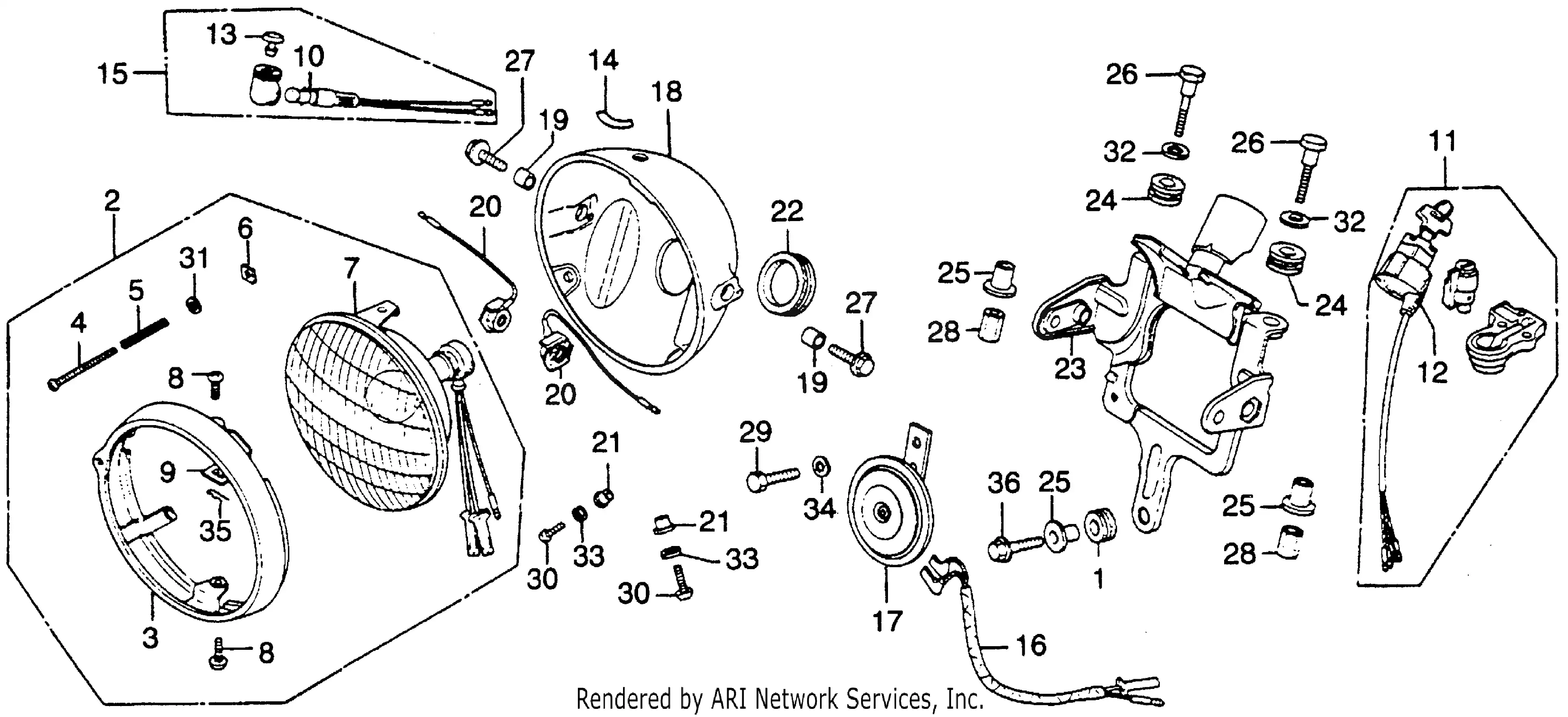 Headlight Headlight Stay