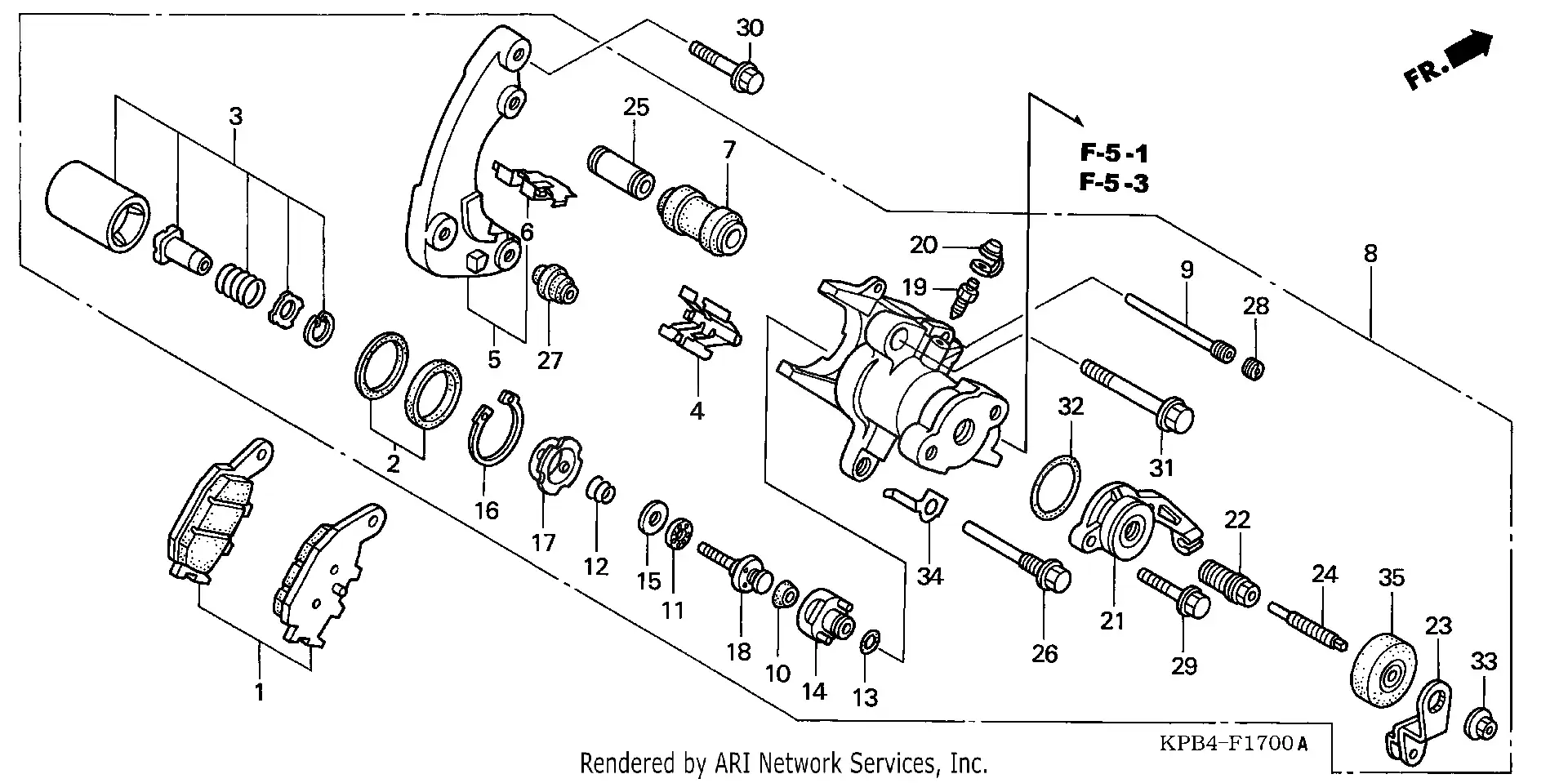 Rear Brake Caliper