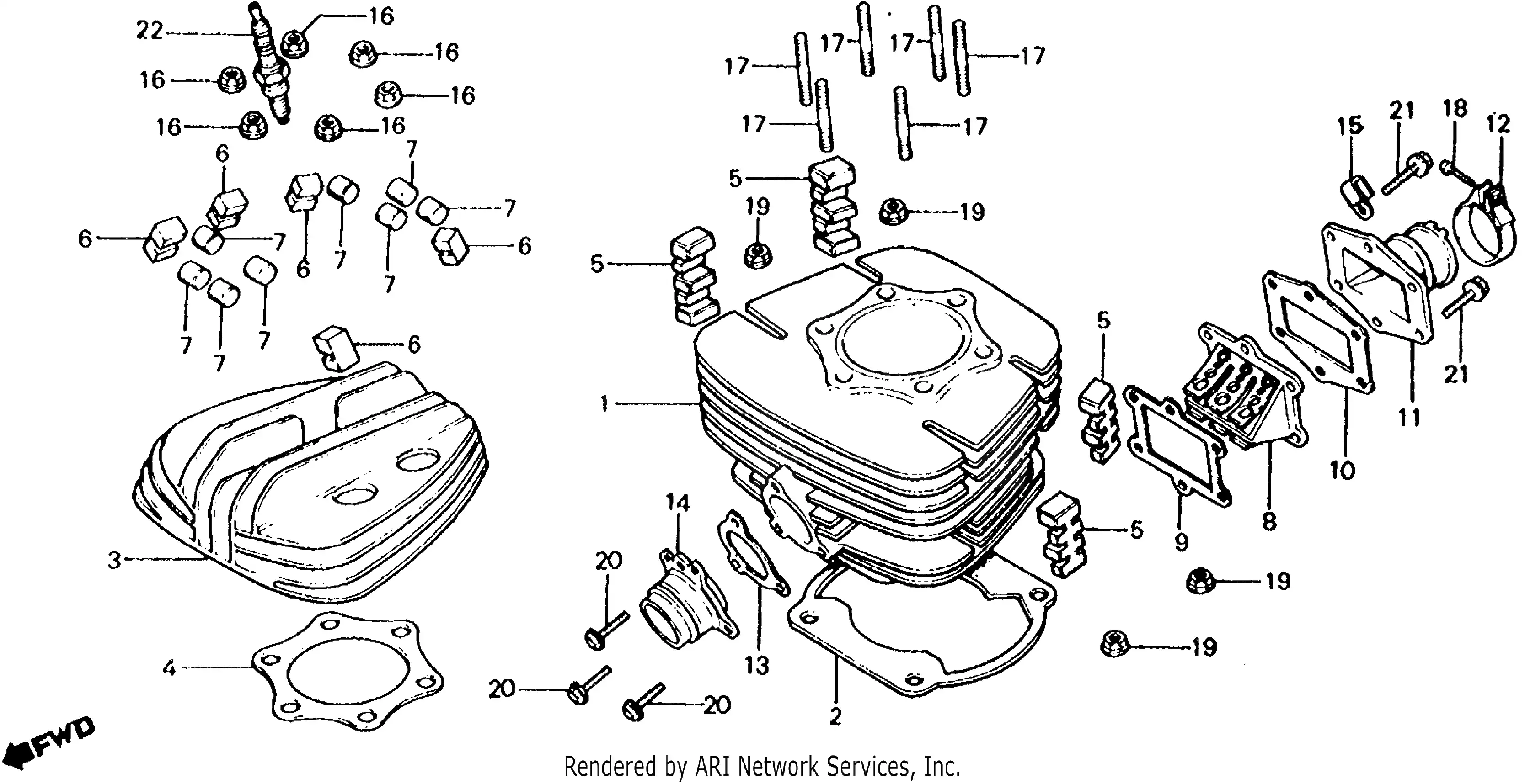 Cylinder Head + Cylinder