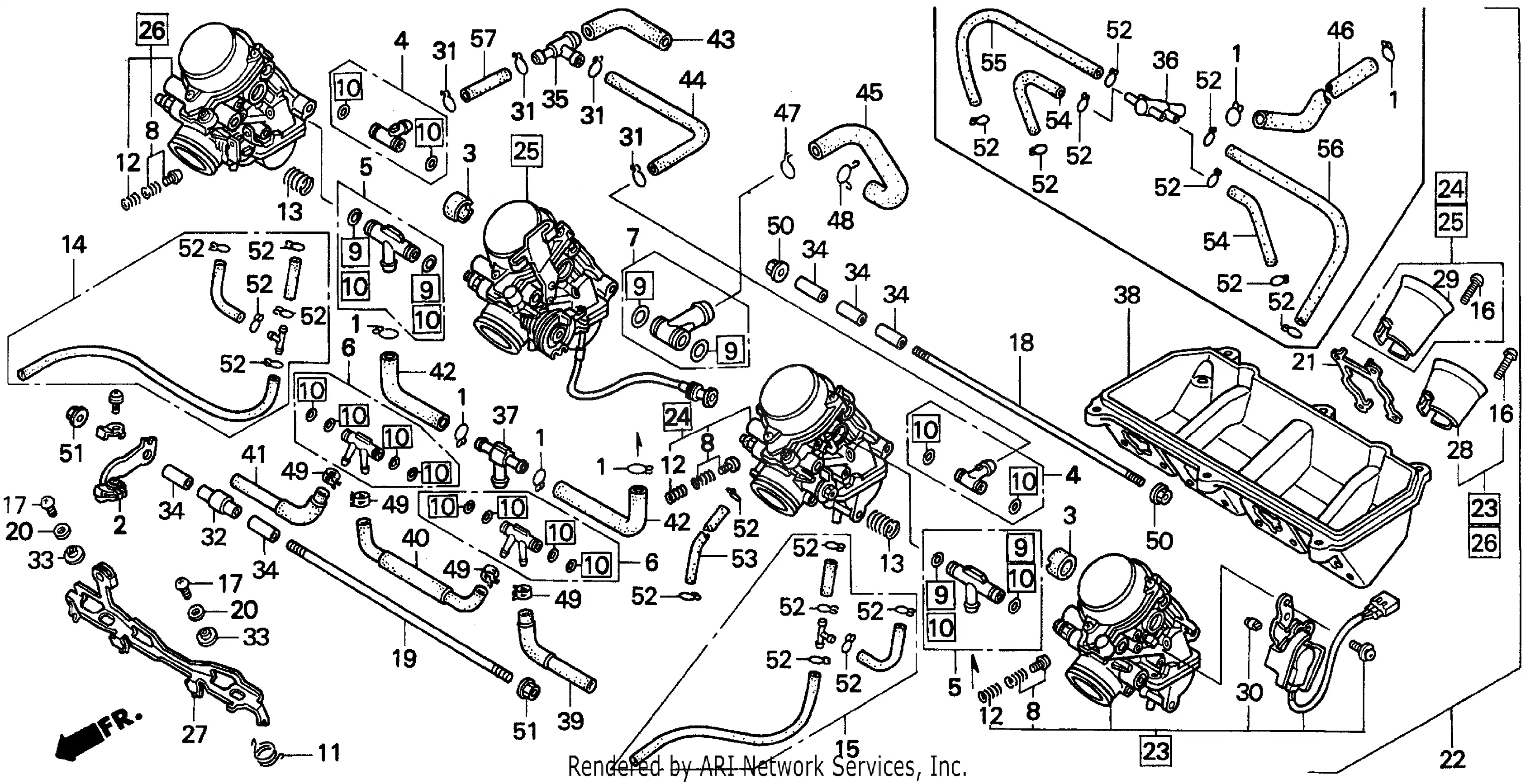 Conjunto de carburador