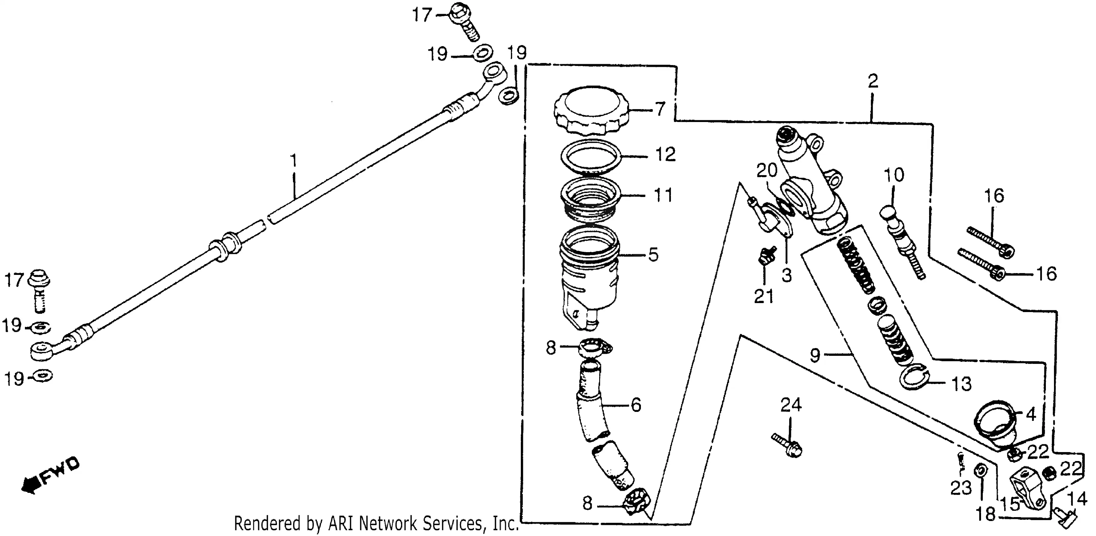 Rear Brake Master Cylinder