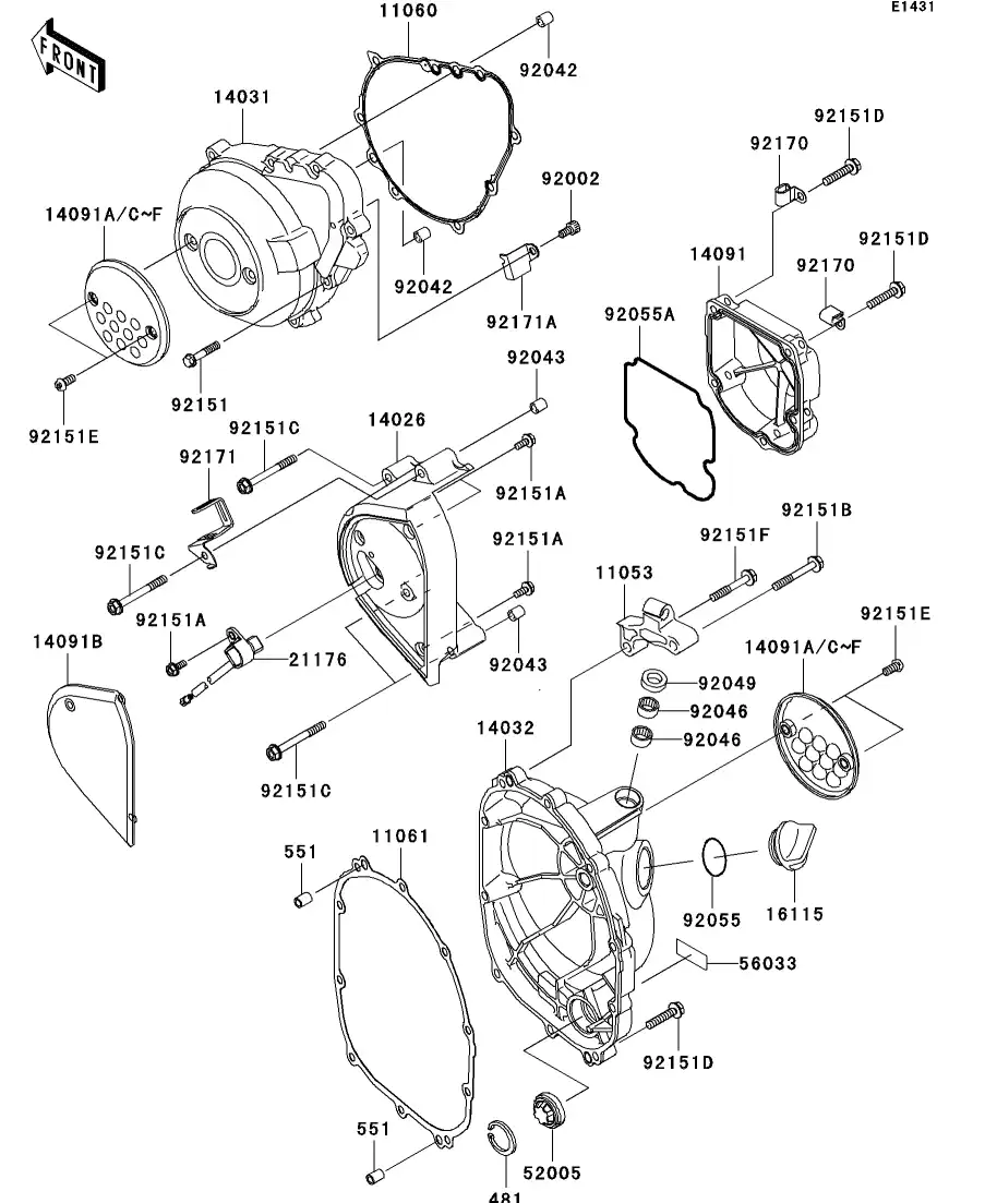 21176-0032 Sensor,Speed Kawasaki | YoshiParts