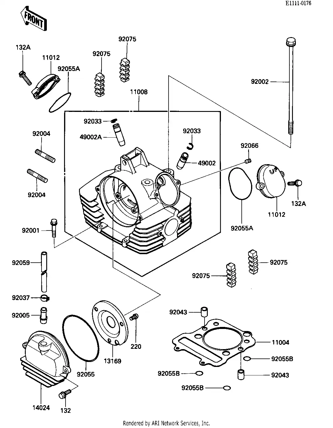 92036-023 Ring-Snap,Valve Guide Kawasaki | YoshiParts