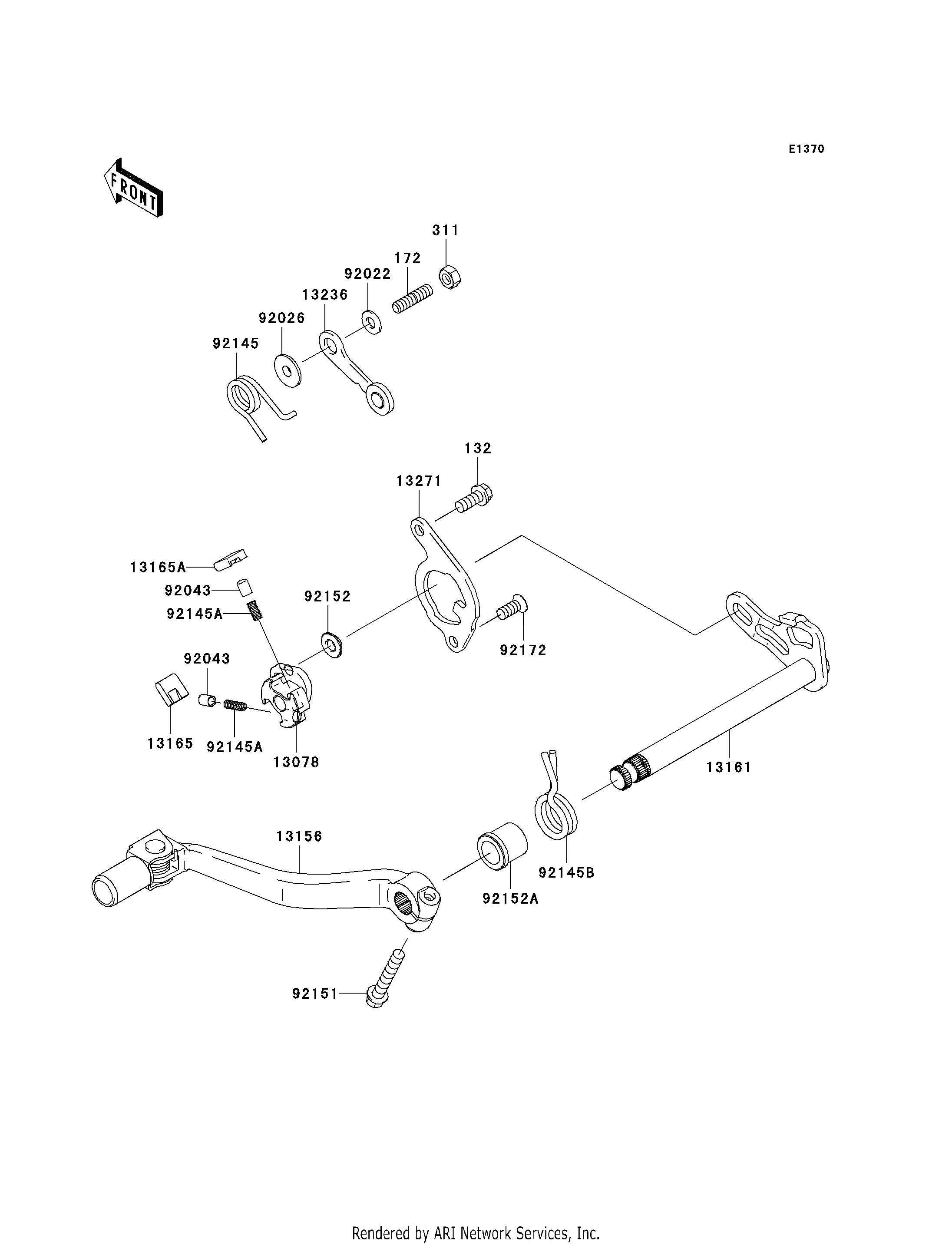 13078-0006 Ratchet Kawasaki | YoshiParts