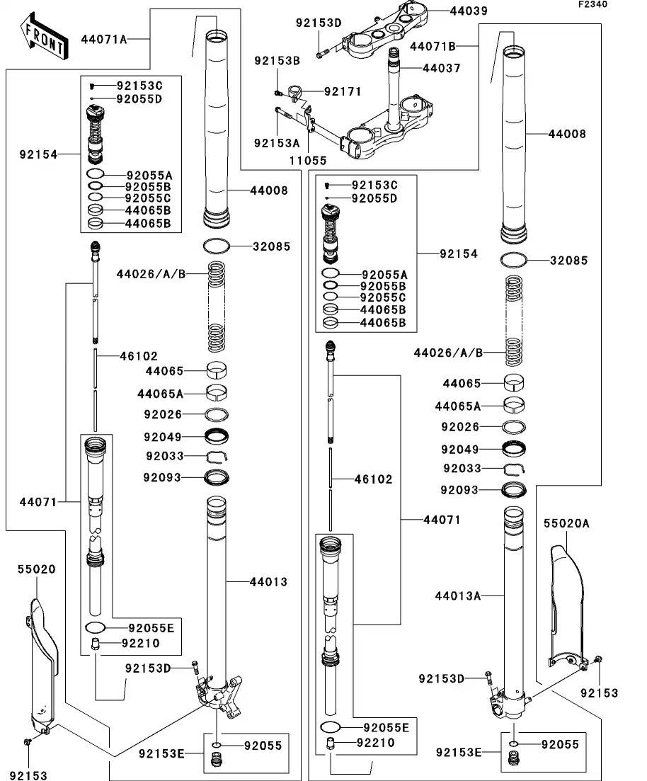 FR FS FX Engine Parts GULUANT Replacement Bracket For Kawasaki FR