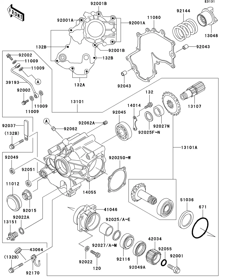 Front Bevel Gear