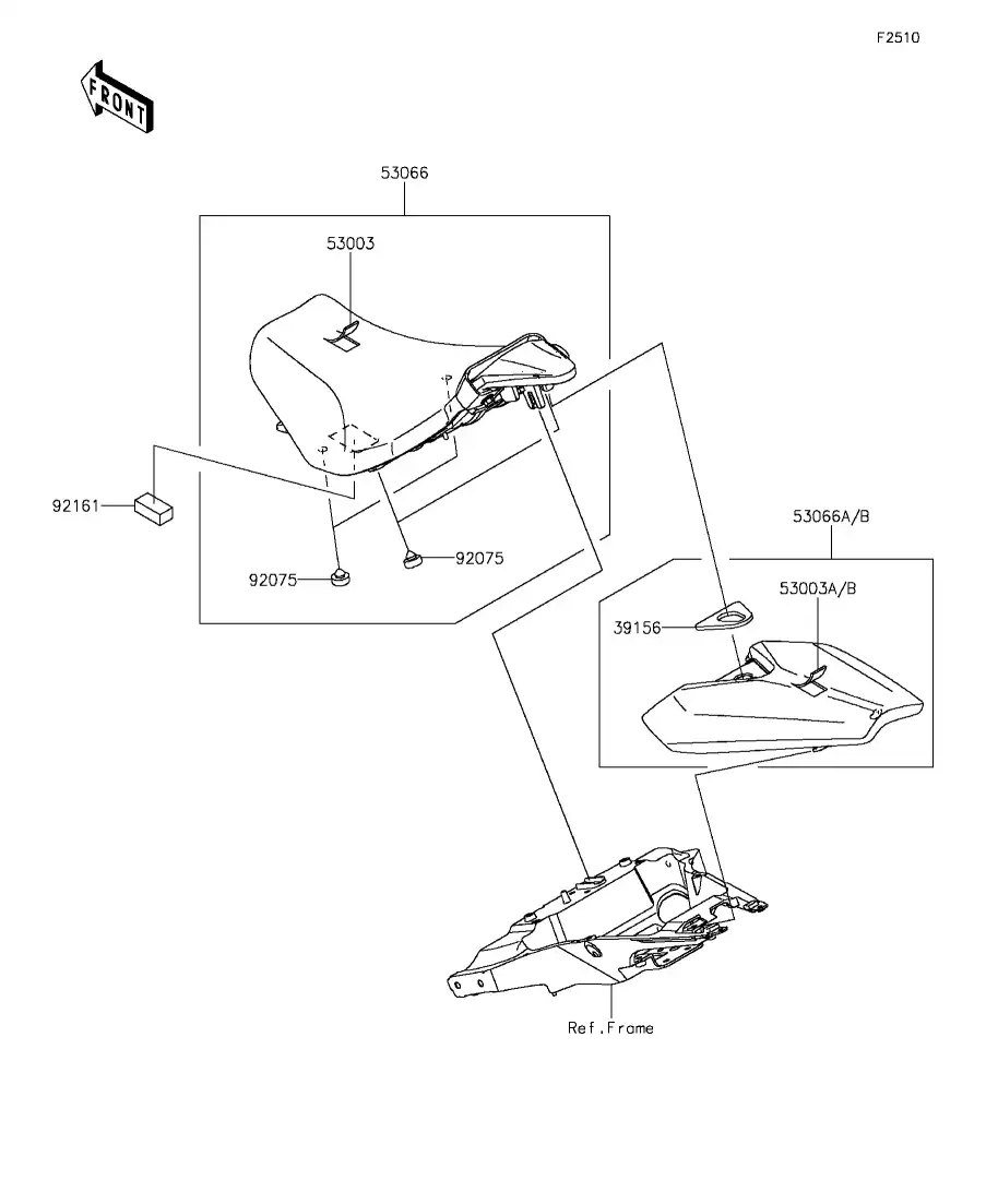 E 53066 0269 12H DirectFit™ Gray Bottom Seat Cushion For Kawasaki Mule 600 & 610 - Foto 9