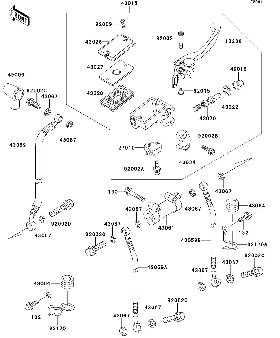 Front Master Cylinder