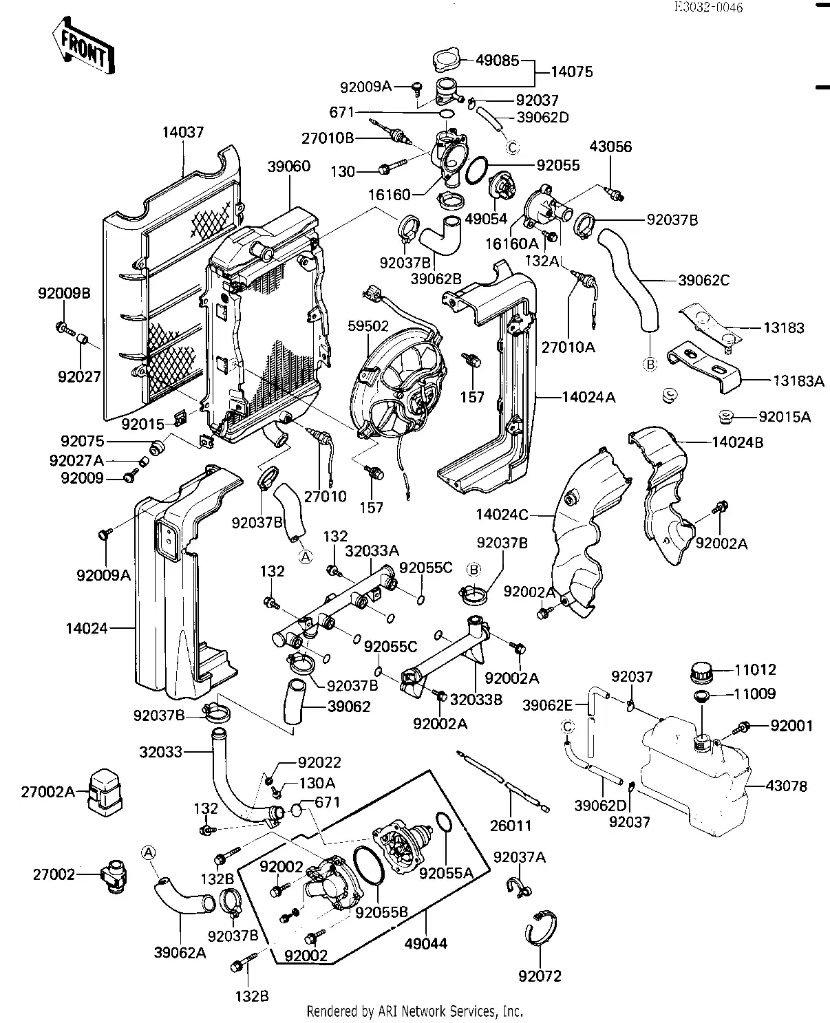 Radiator Fan Water Pump