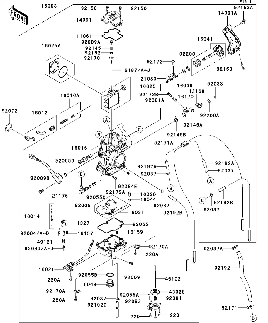 16157-0001 Jet-Starter Kawasaki | YoshiParts