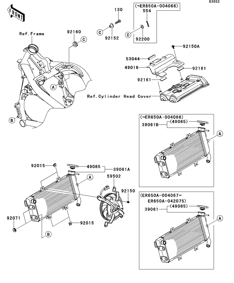 ka出品 554A1200 Pin-Snap,12Mm Kawasaki | YoshiParts