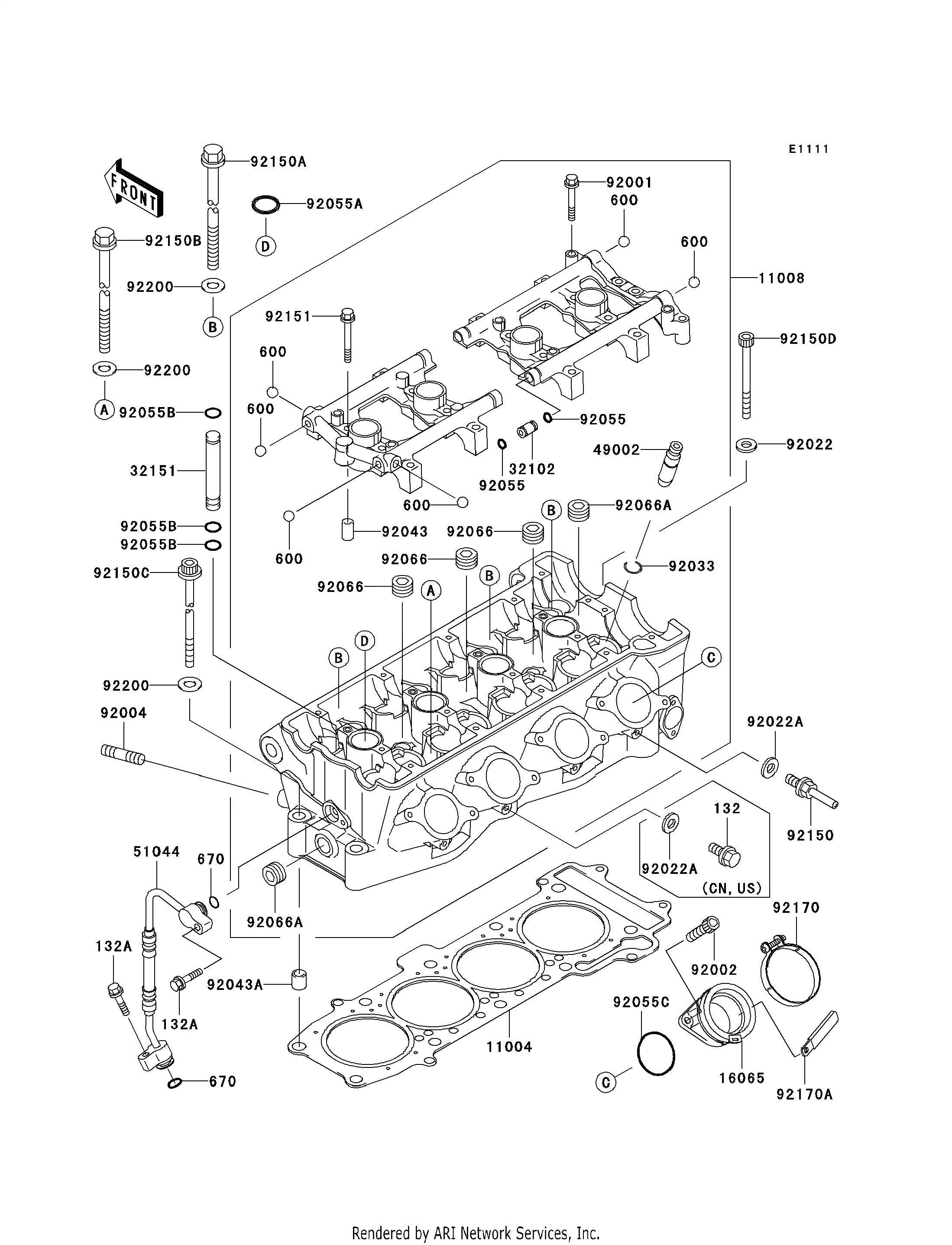 16065-1317 Genuine Kawasaki Holder-Carburetor | Megazip