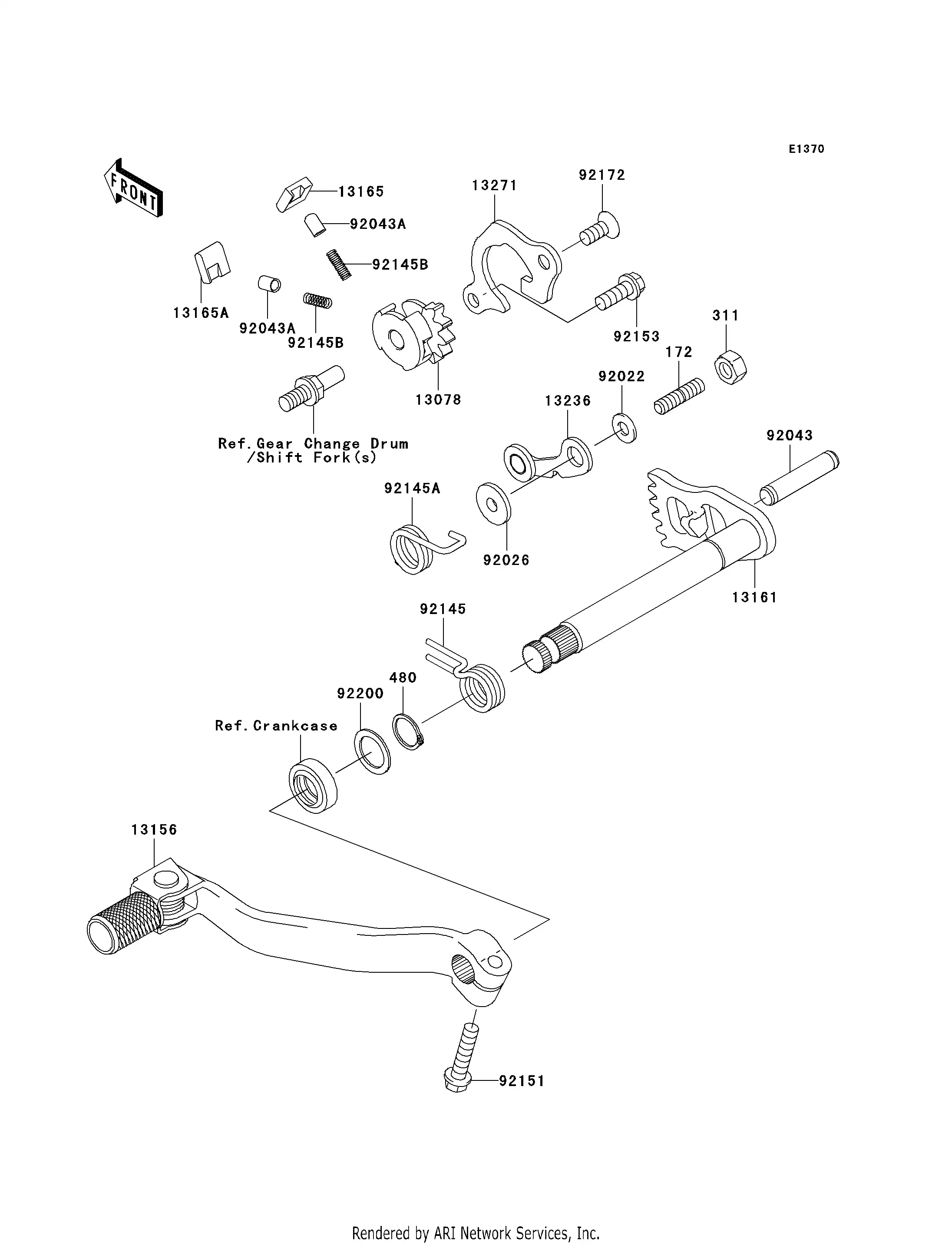 13078-0003 Ratchet Kawasaki | YoshiParts