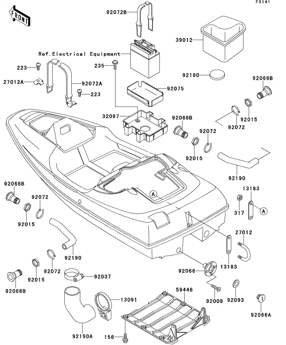 92066-3724 Plug Kawasaki | YoshiParts