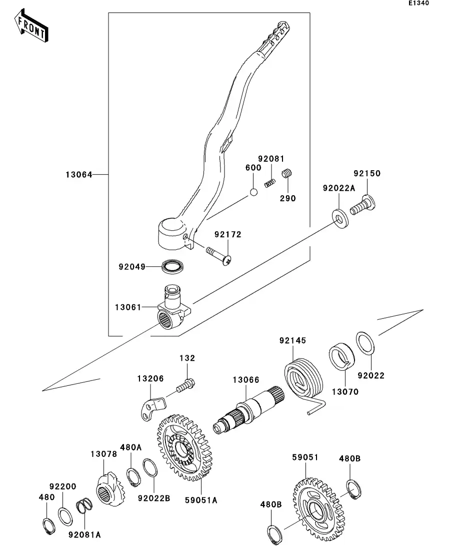 Kick Starter Mechanism