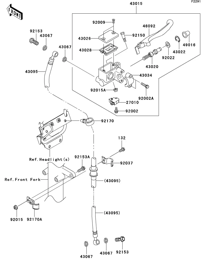Front Master Cylinder