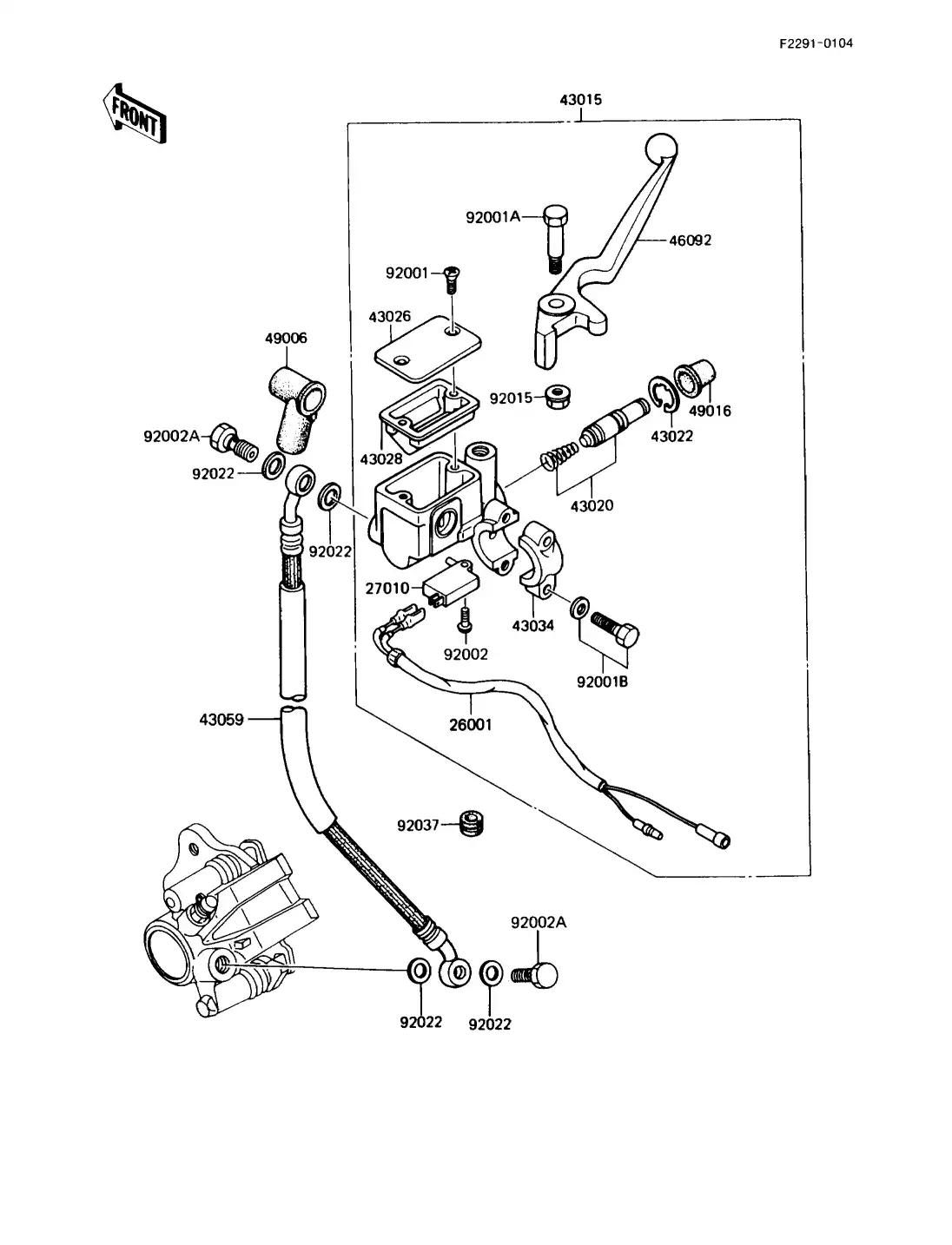 Front Master Cylinder