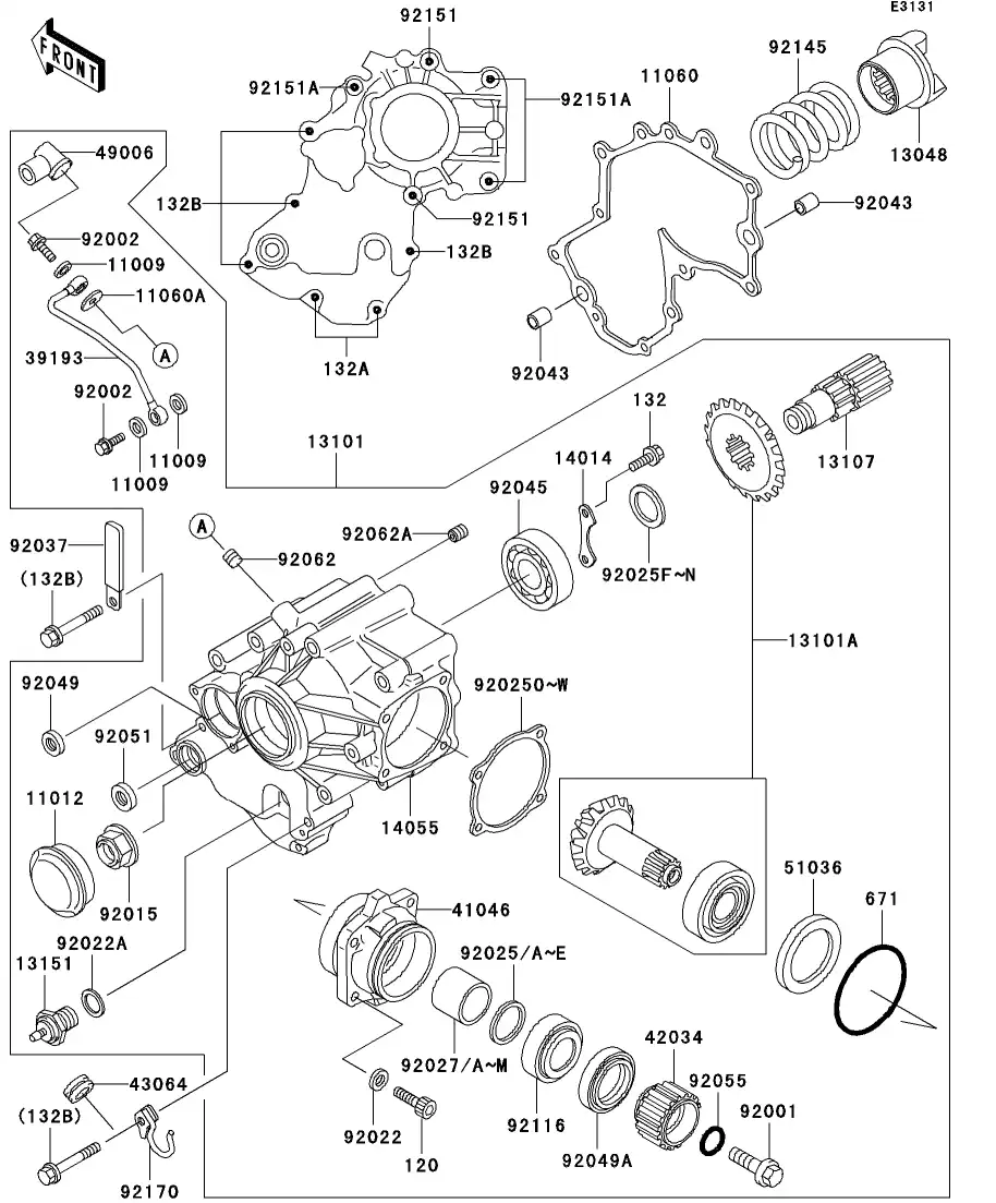 Front Bevel Gear