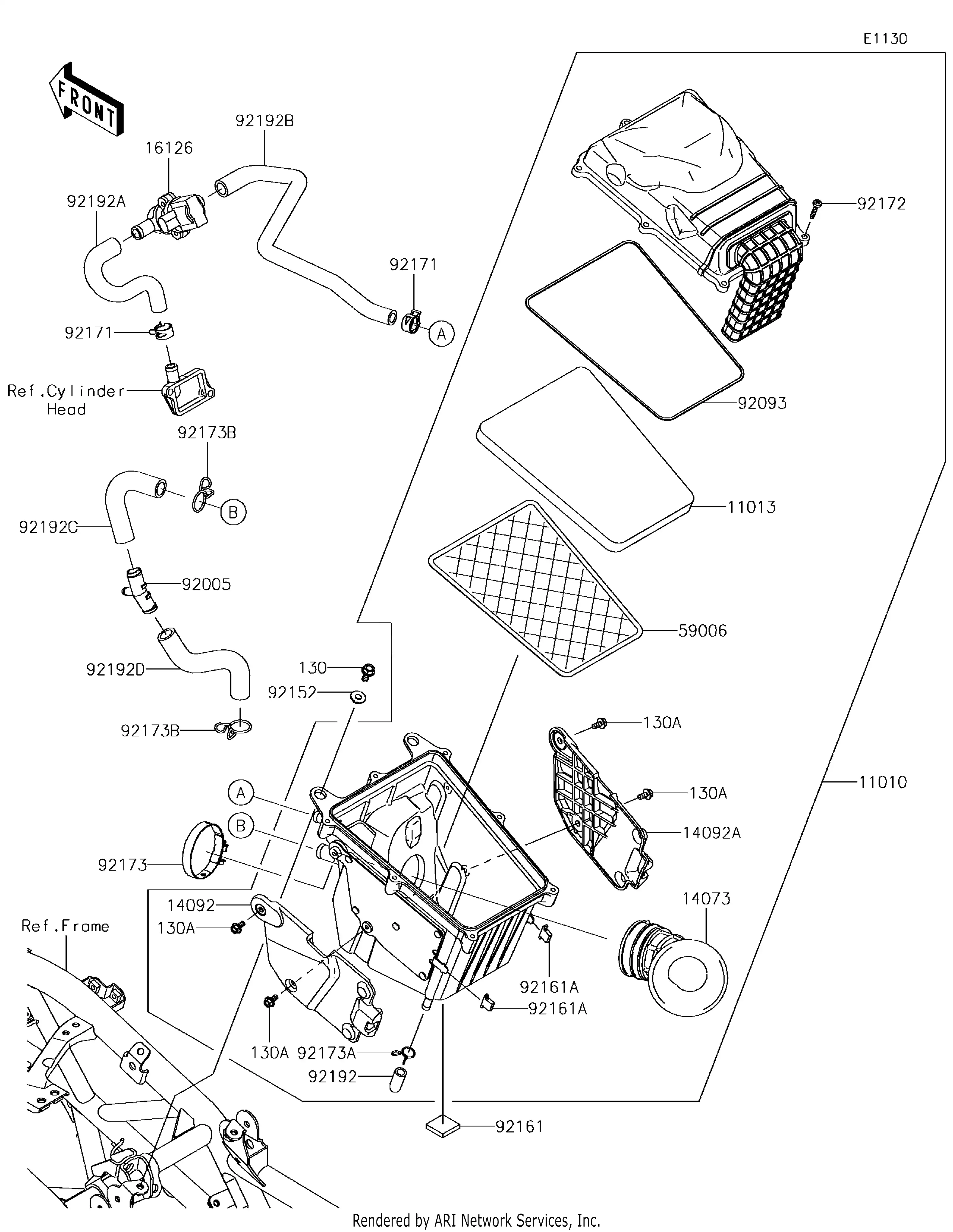 161260718 Valve,Air Switching Kawasaki YoshiParts