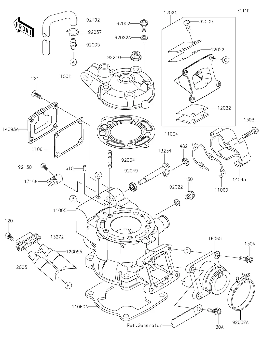 14093-0046 Cover Kawasaki | YoshiParts