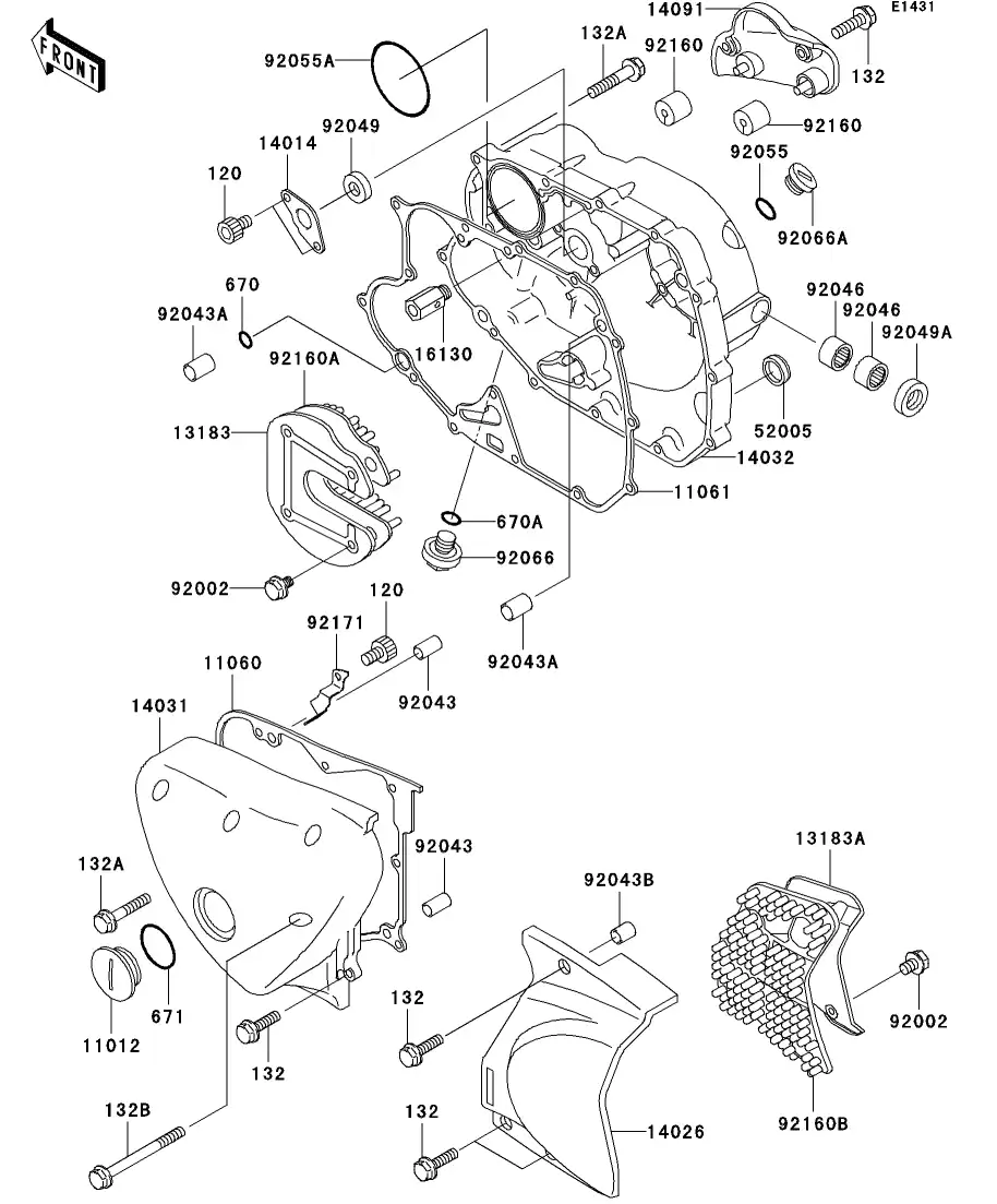 92049-1271 Seal-Oil,Tb12205.5 Kawasaki | YoshiParts