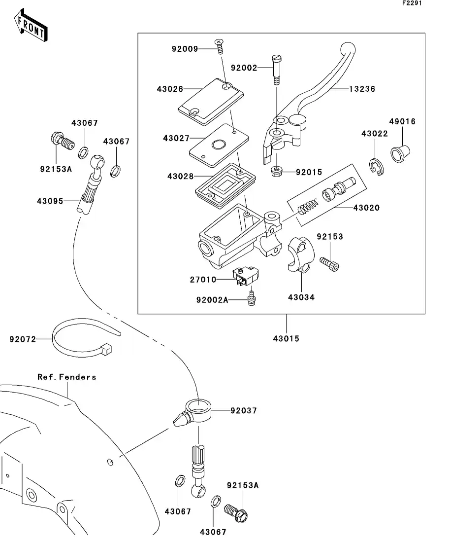 Front Master Cylinder