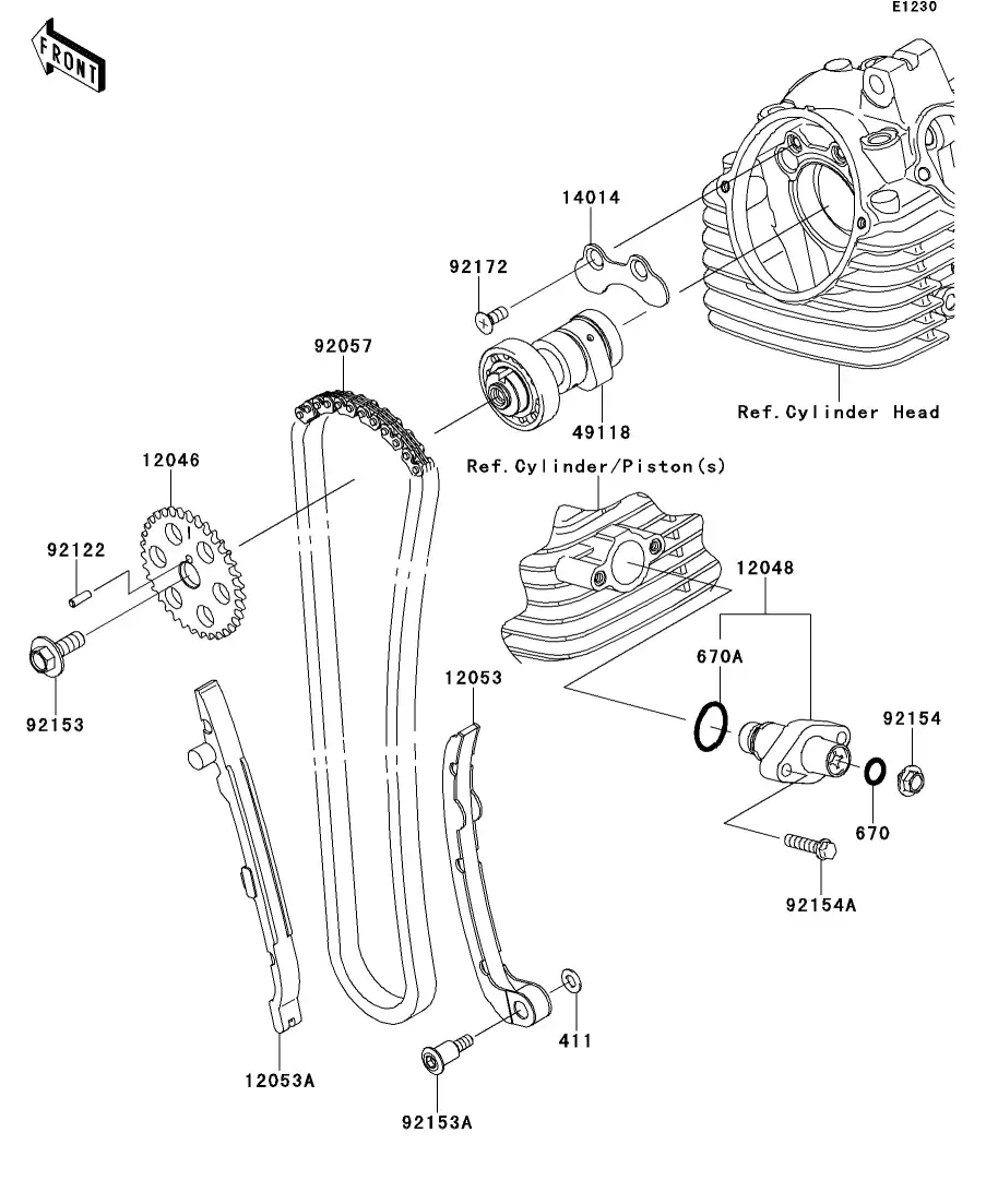 670D2010 O Ring,10Mm Kawasaki | YoshiParts