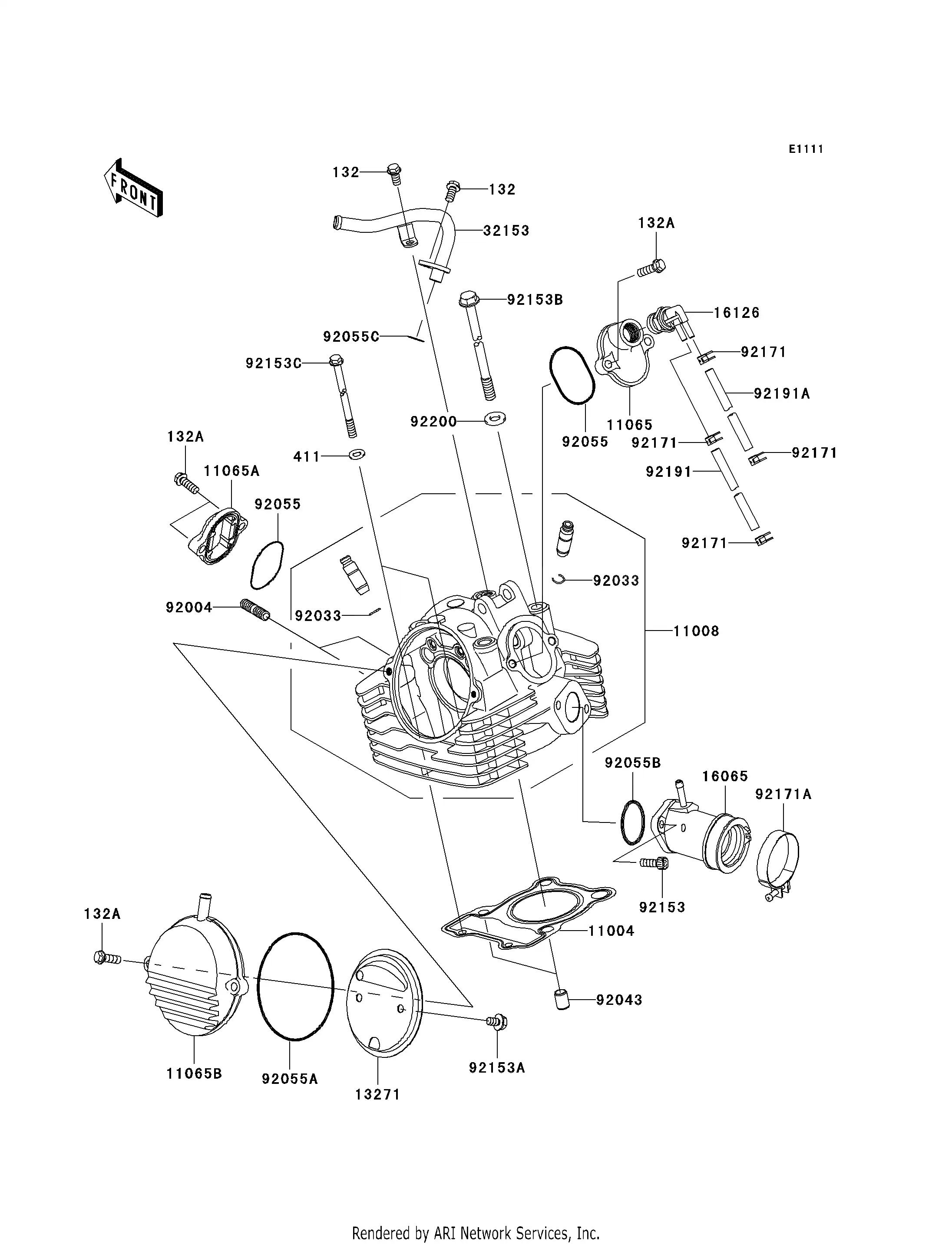 13271-1844 Plate,Breather Kawasaki | YoshiParts