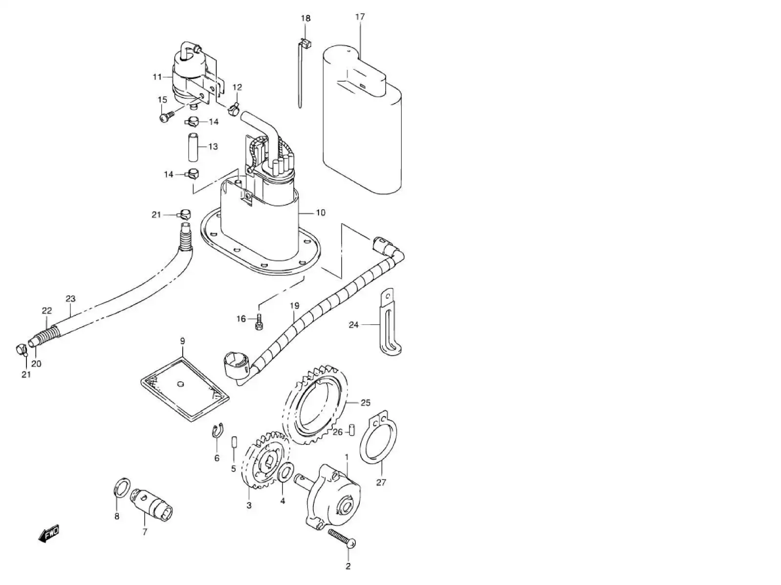 1644033E00000 Valve Assy,Oil Relief Suzuki | YoshiParts