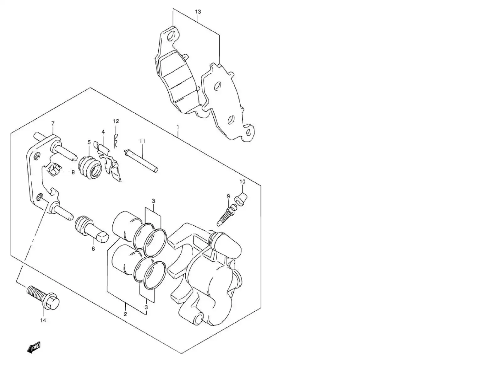 Front Brake Caliper