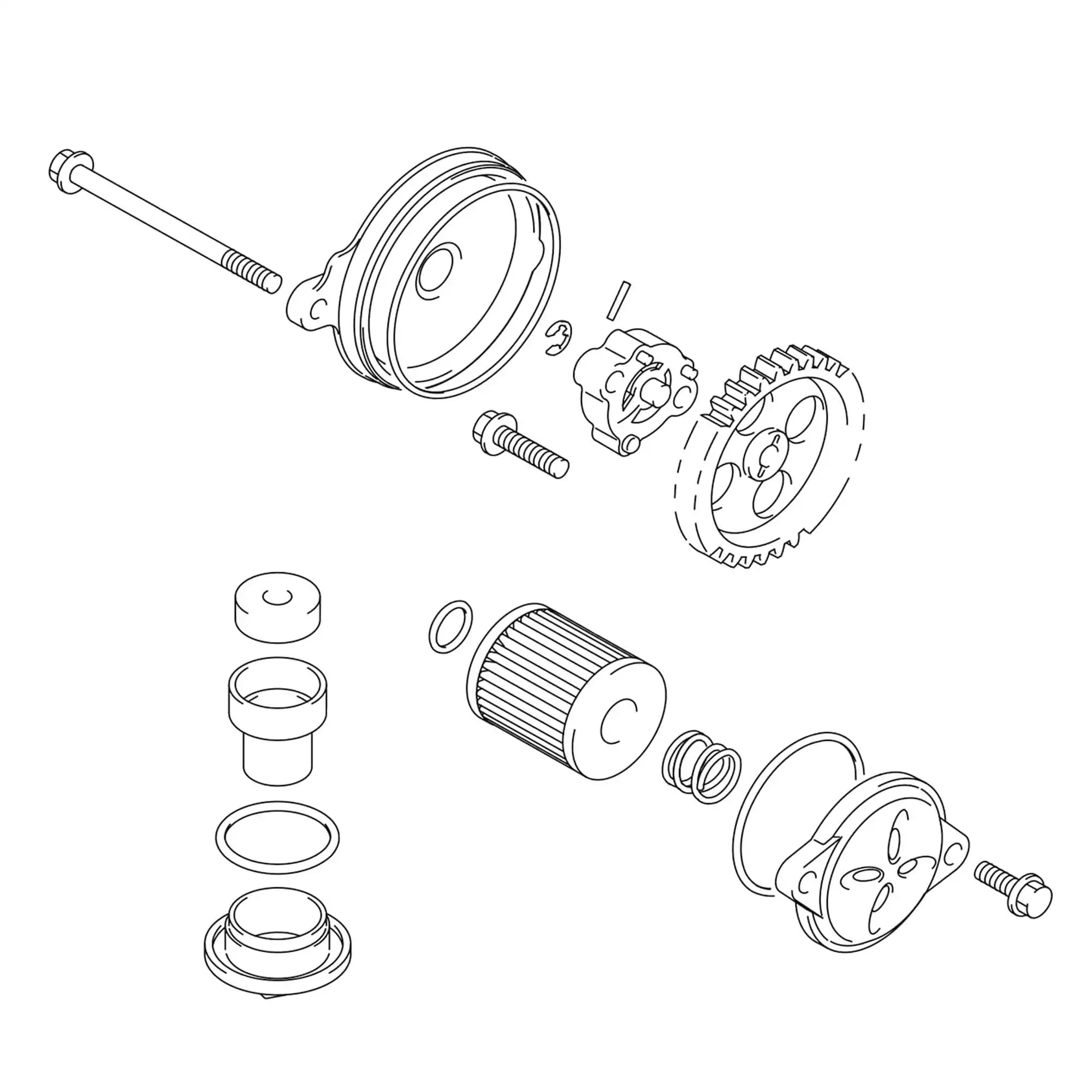 Engine oil pump