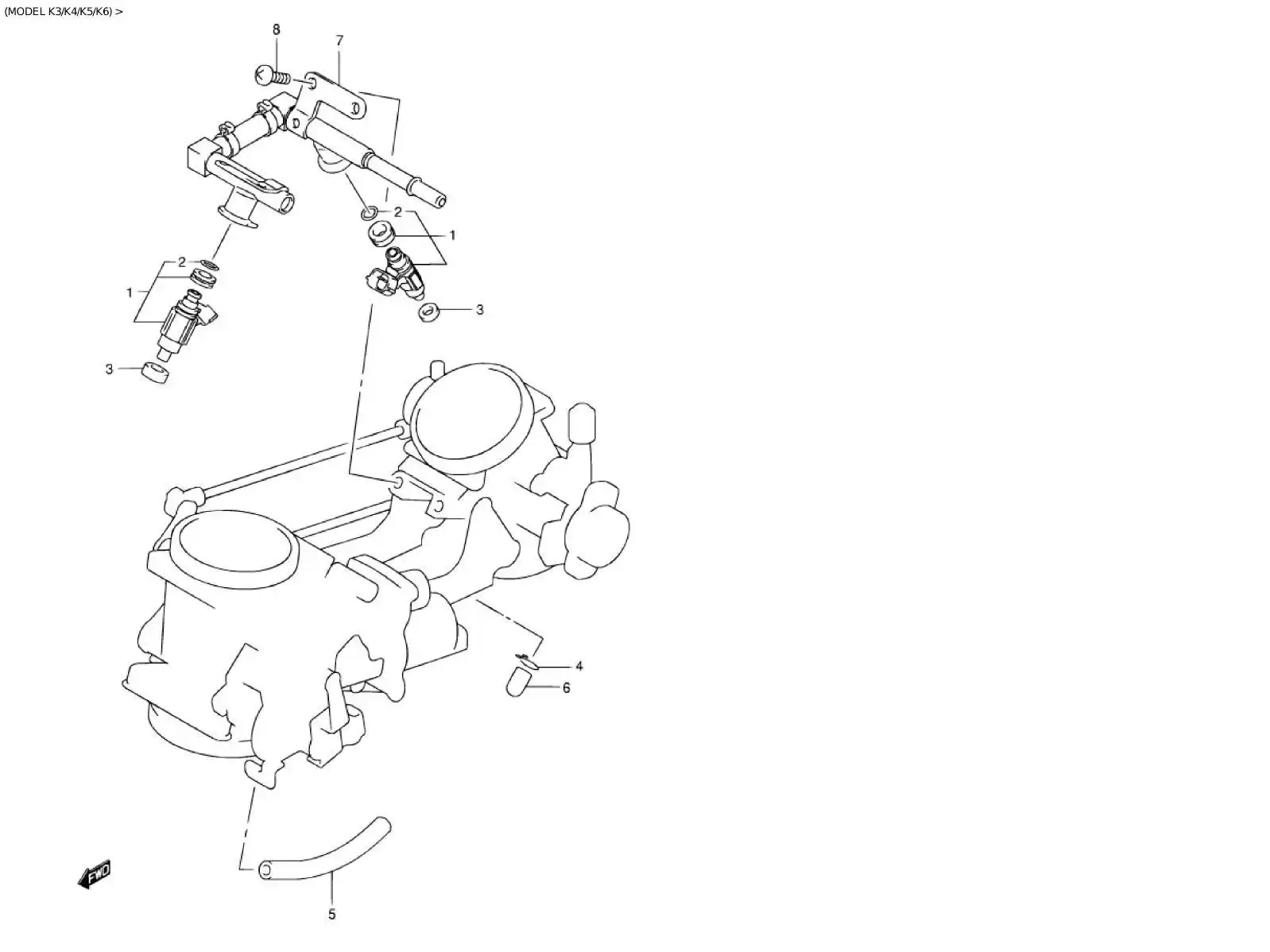 Throttle valve bracket