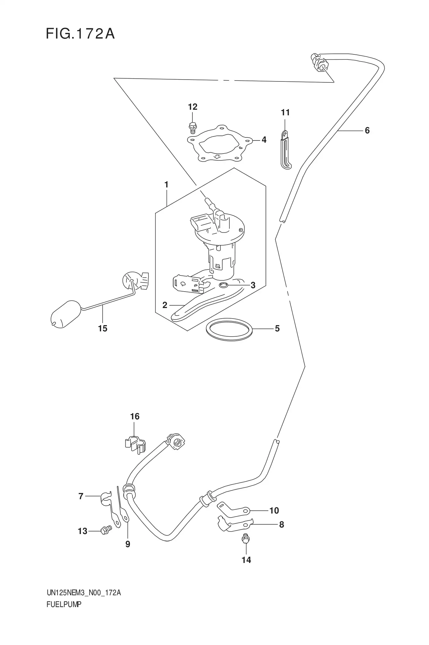 34810-14L00-000 Gauge Assy,Fuel Level Sender Suzuki | YoshiParts