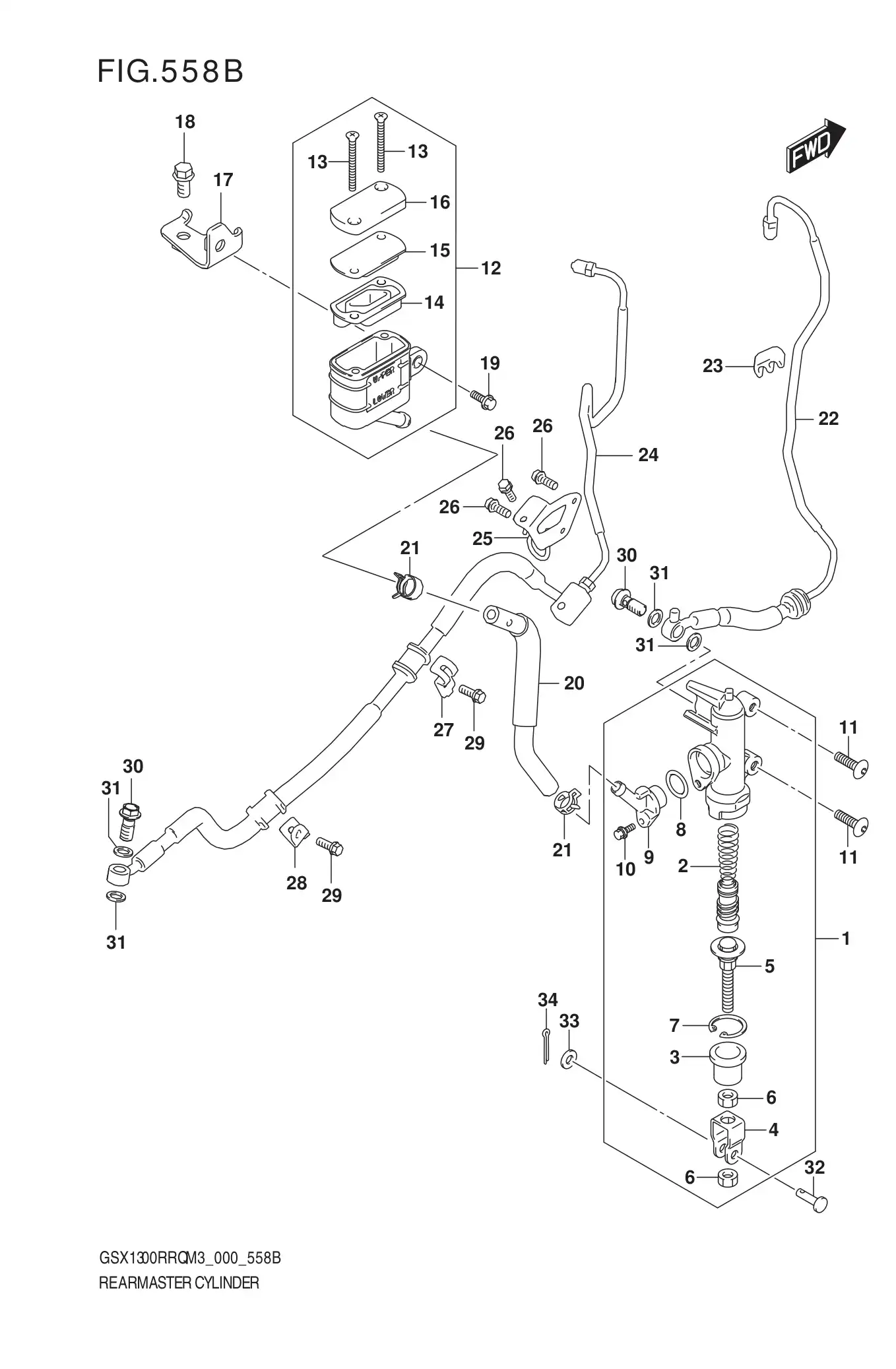 Rear Master Cylinder