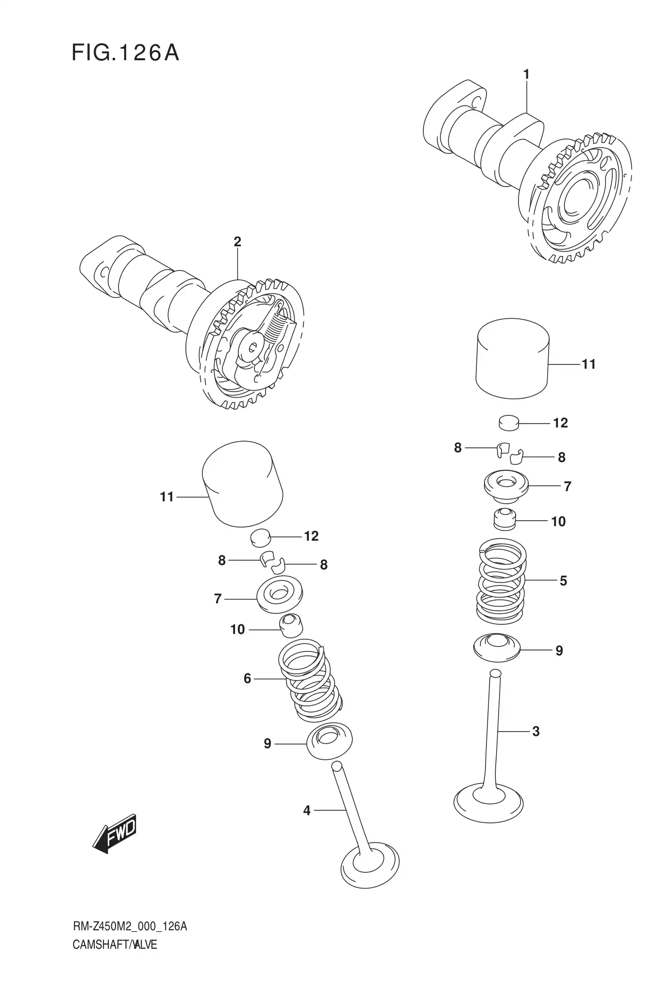 12911-28H00-000 Valve,Intake Suzuki | YoshiParts