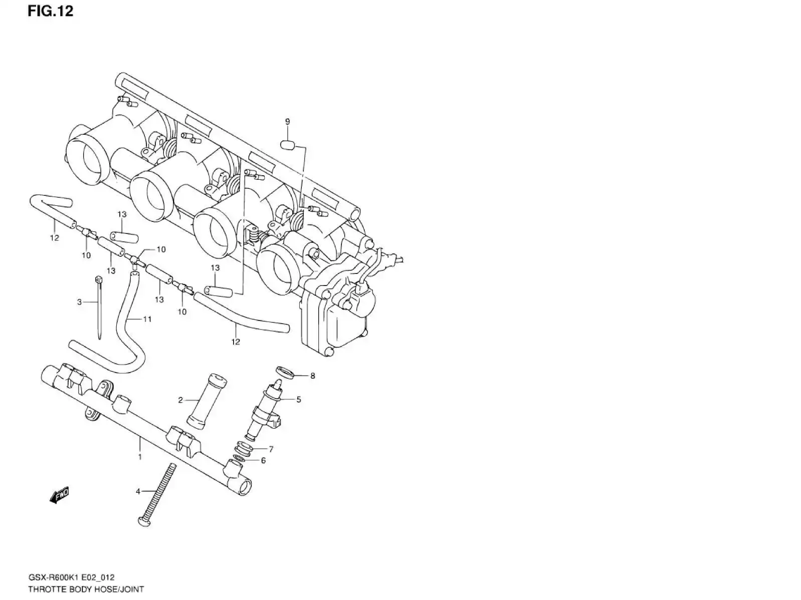 Throttle Valve Hose Connection