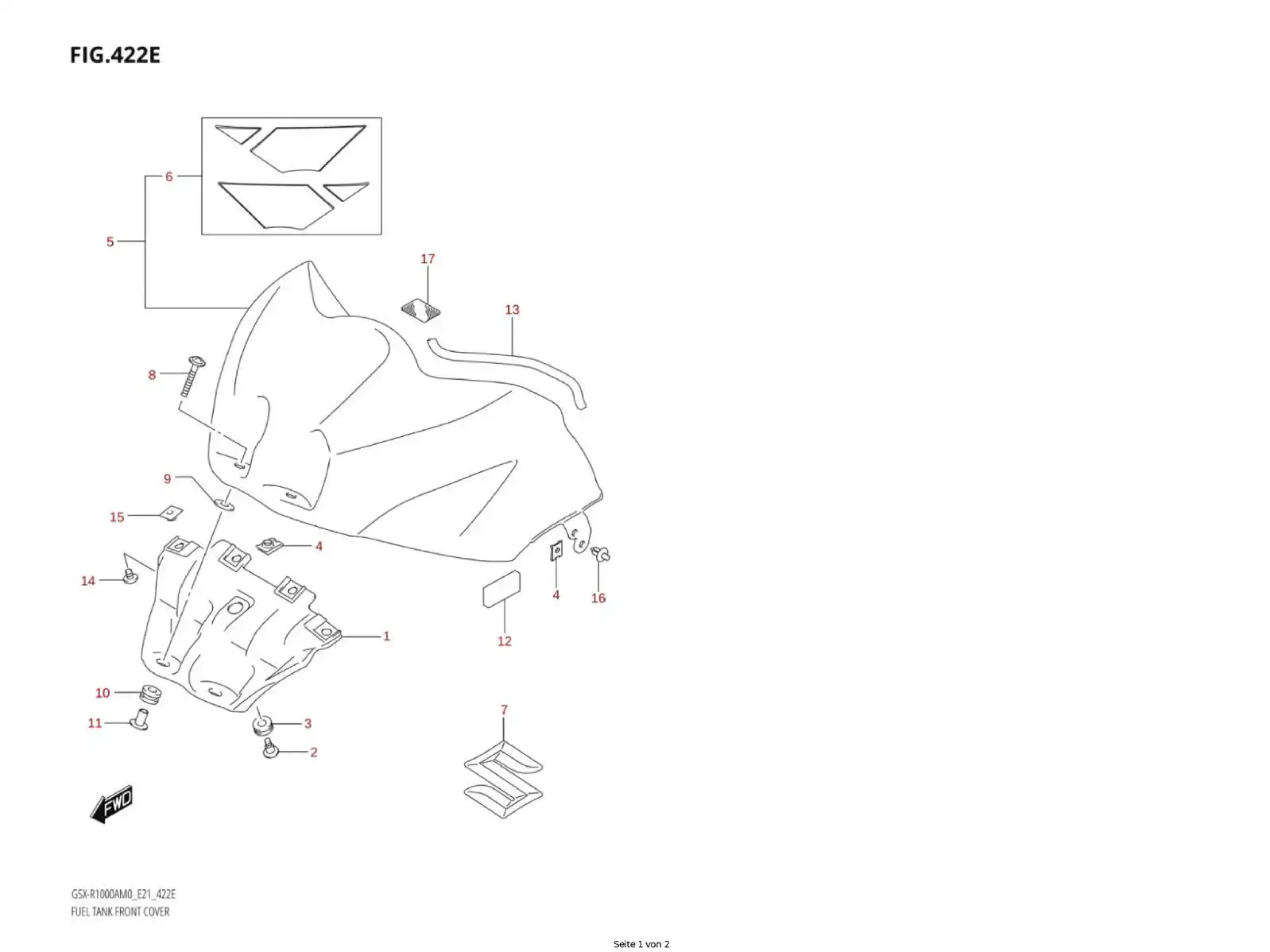Fuel Tank Front Cover