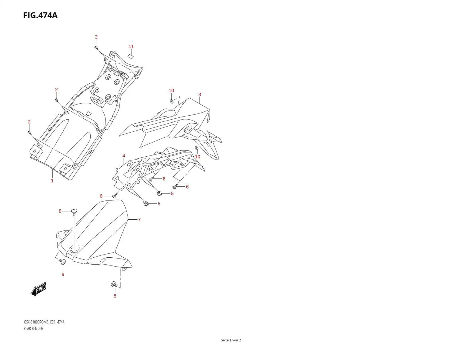 Rear Mudguard