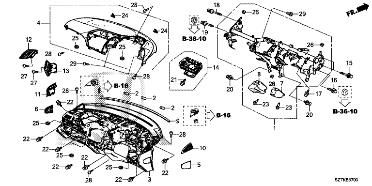 Instrument panel