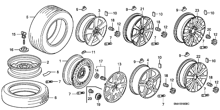 Tire/Wheel disc
