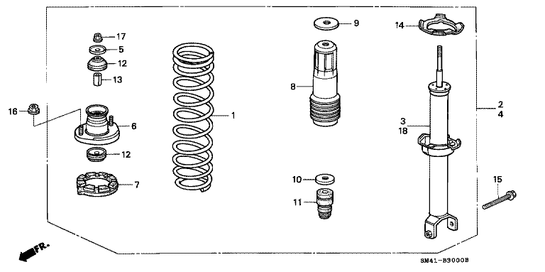 Rear damper