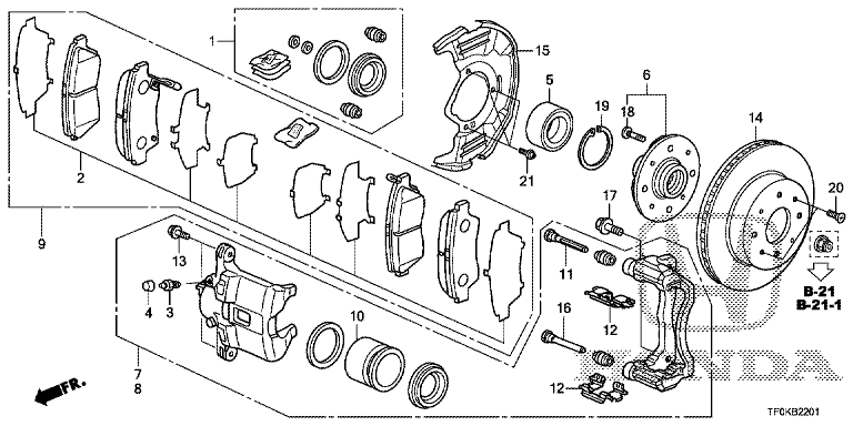Front brake (2)