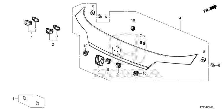 License light/license garnish