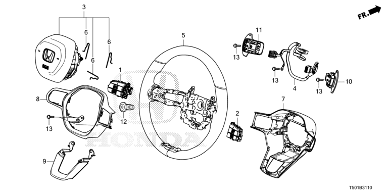 Steering wheel (SRS)